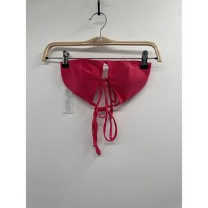 NWOT Crave Designs Underwire Bikini Top Women's Small Red Tie-Back Summer Beach